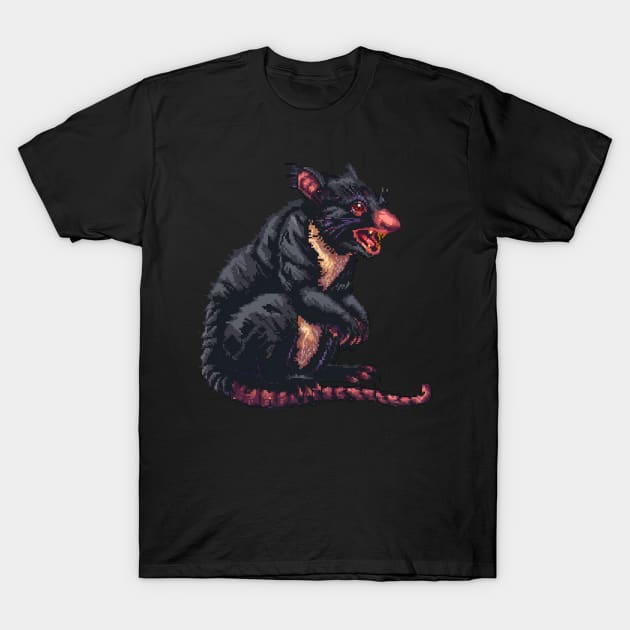 Pixel Tasmanian Devil T-Shirt by Animal Sphere